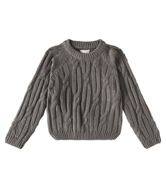 Cable-knit sweater | Rylee + Cru