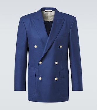 Double-breasted cashmere blazer | Dunhill