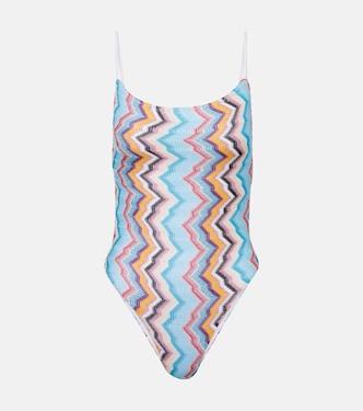 Zigzag lamé swimsuit  | Missoni