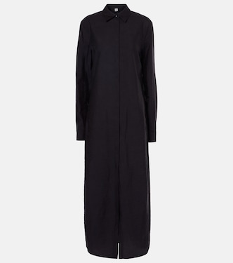 Silk-blend shirt dress | Toteme