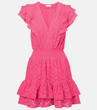 Camila shirred cotton minidress | Poupette St Barth