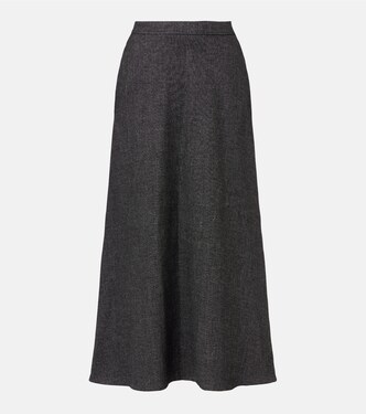 Jaspé midi skirt | Vince