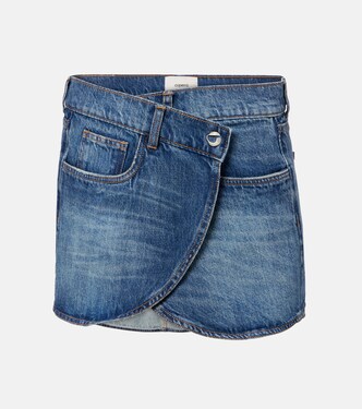 Denim wrap skirt | Coperni