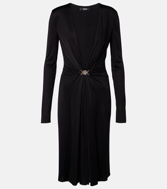 Medusa jersey cocktail dress | Versace