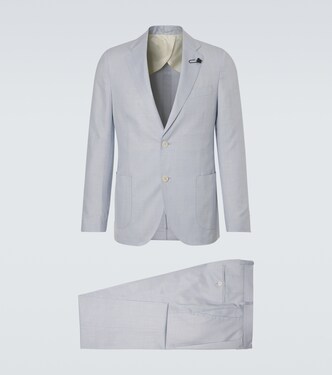 Wool, silk and linen suit | Lardini