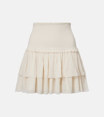 Farrah tiered miniskirt | Poupette St Barth