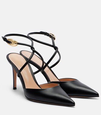 Leather slingback pumps | Gianvito Rossi