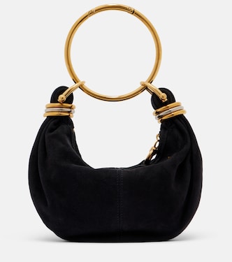 Bracelet Small suede top-handle bag | Chloé