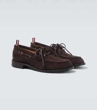 Suede boat shoes | Thom Browne