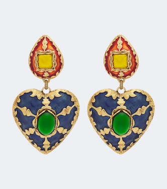 Pendientes de clip adornados | Saint Laurent