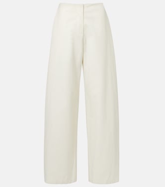 Galileo cotton and silk barrel-leg pants | The Row