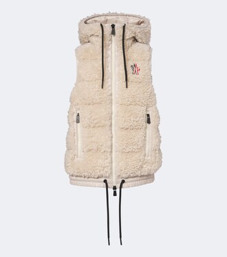 Hooded teddy down vest | Moncler Grenoble
