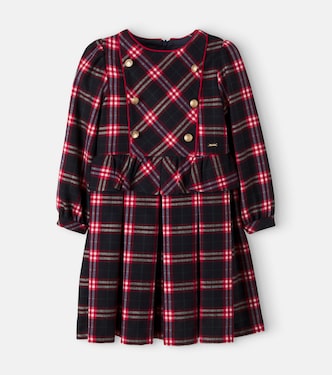 Plaid ruffled dress | Patachou