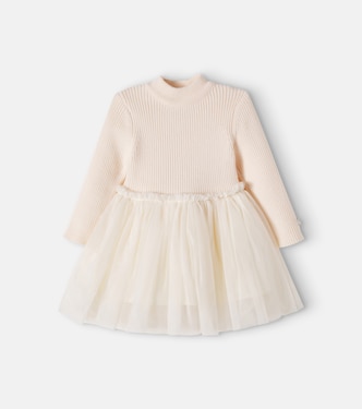 Bébé – Robe Lotus en laine mélangée | Donsje