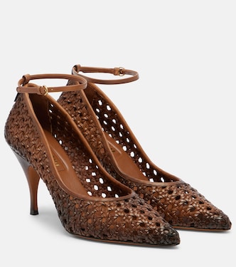 Woven leather pumps | Miu Miu