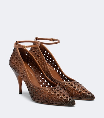 Woven leather pumps | Miu Miu