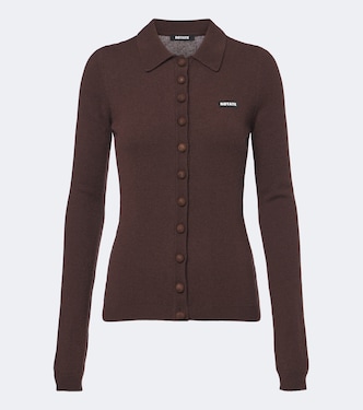 Wool and cashmere polo shirt | Rotate