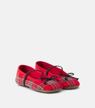 Lana plaid ballet flats | PèPè