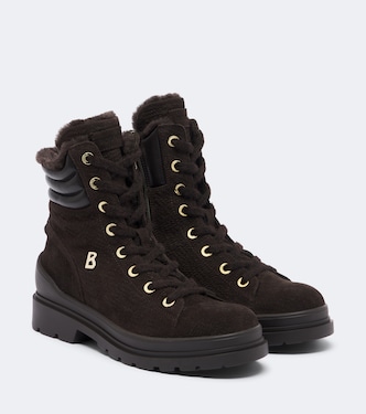 St. Moritz suede lace-up boots | Bogner