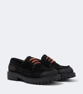 Suede boat shoes  | Prada