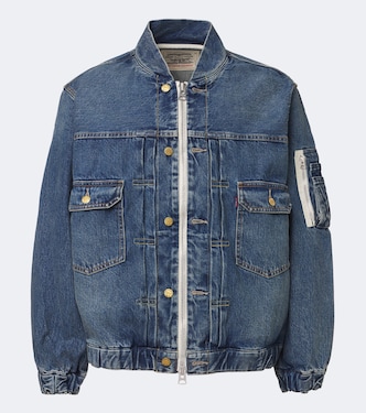 Denim bomber jacket | Sacai