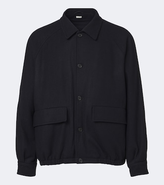 Cashmere blouson jacket | A.Presse