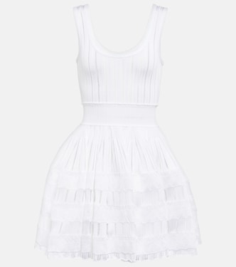 Minikleid Crinoline aus Rippstrick | Alaïa