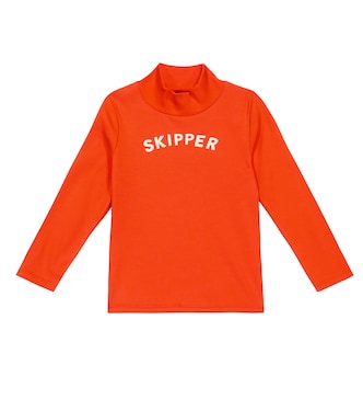 Skipper cotton-blend long-sleeve T-shirt | Mini Rodini