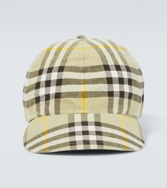 Burberry Check cotton baseball cap | Burberry