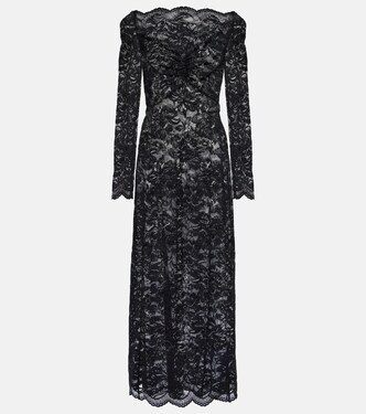 Floral lace maxi dress | Rabanne