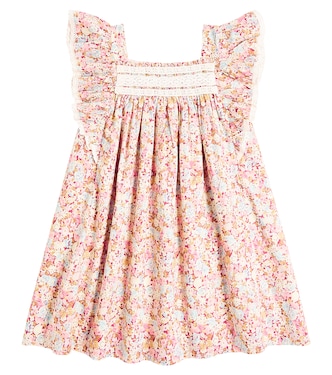Martine ruffled floral cotton dress | Louise Misha