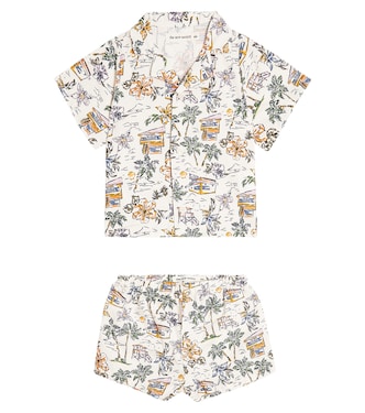 Baby Belmont cotton shirt and shorts set | The New Society
