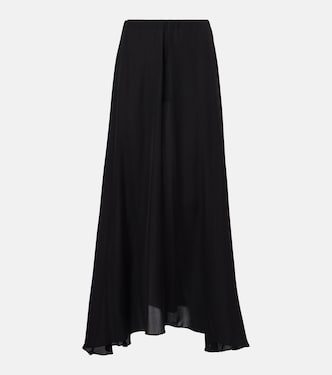 Flared silk maxi skirt | Wardrobe.NYC