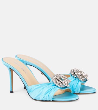 Galaxy embellished tulle mules | Mach & Mach