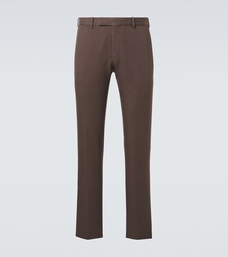 Cotton and linen chinos | Zegna