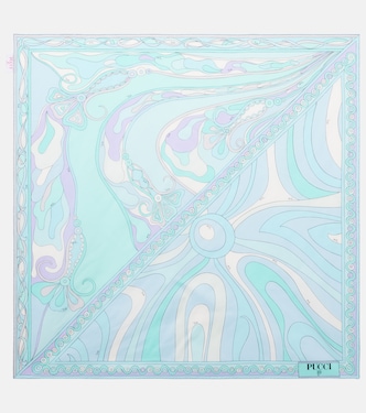 Orchidee silk twill scarf | Pucci