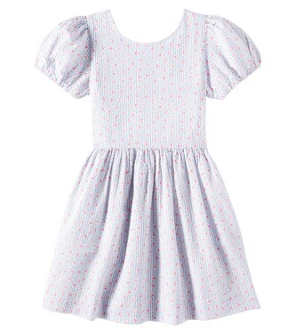Striped floral cotton dress | Polo Ralph Lauren Kids