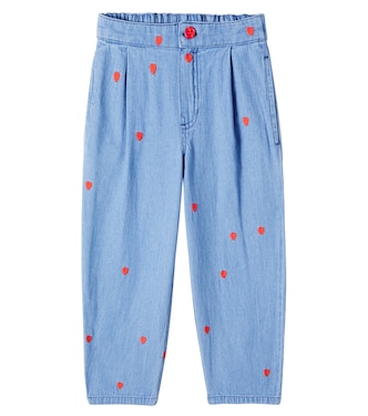 Embroidered jeans | Mini Rodini