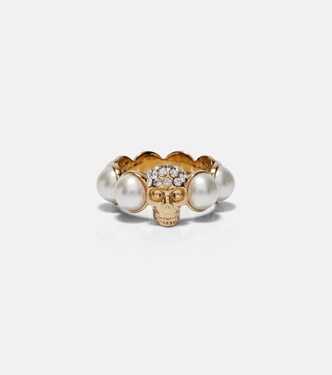 Bague Skull à ornements | McQueen
