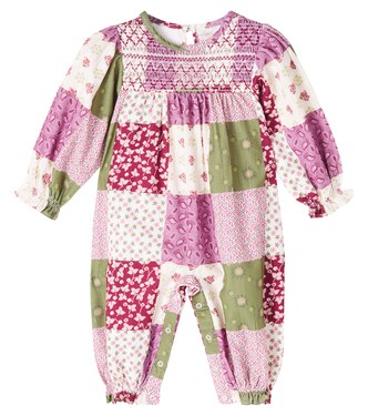 Baby Melba patchwork cotton onesie | The New Society