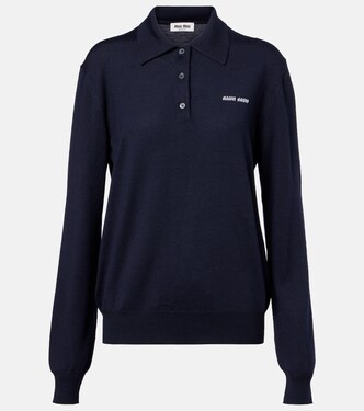 Polo en laine vierge | Miu Miu