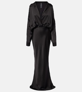 Satin gown | Norma Kamali