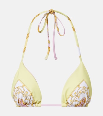 Barocco triangle bikini top | Versace