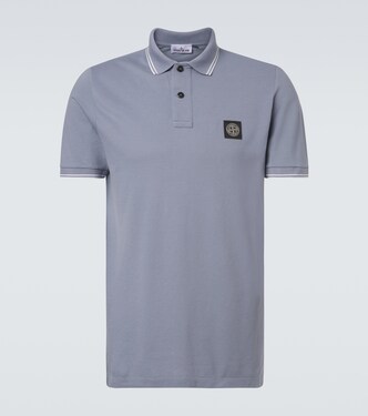 Polo Compass de piqué en mezcla de algodón | Stone Island