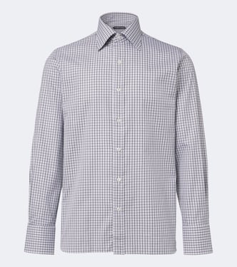 Checked cotton shirt | Tom Ford