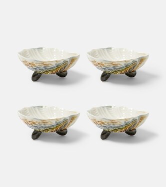 Set de bols Oyster & Scallops en faïence | Bordallo Pinheiro