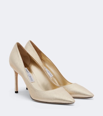 Romy metallic leather pumps | Jimmy Choo