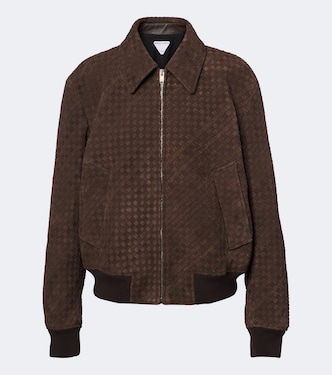 Intrecciato suede blouson jacket | Bottega Veneta
