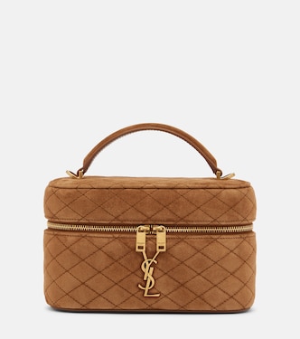 Bolso neceser Gaby Mini de ante | Saint Laurent