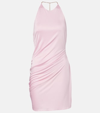 Draped jersey minidress | Versace
